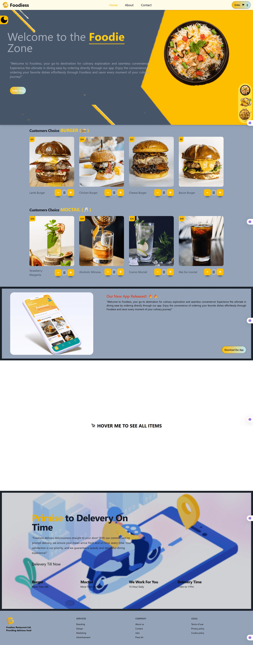 Foodies Website